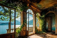 Verlassener Palast am See – Romantische Aussicht