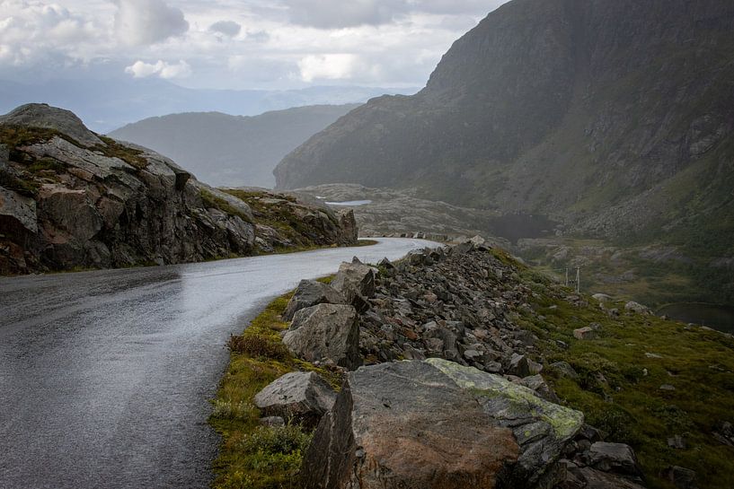 road in the mountains by Sebastian Stef