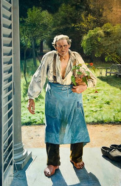 The Old Gardener, Emile Claus by Creative Masters Old Masters