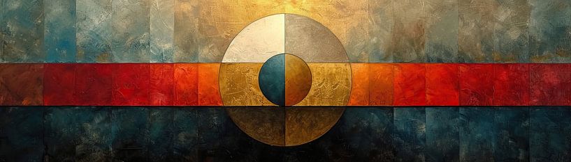 Modern Abstract Circle by Art Whims