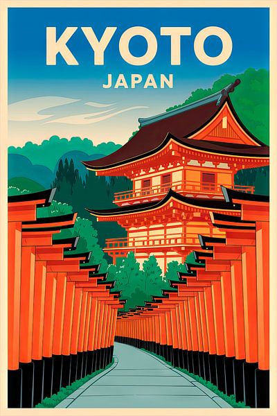 Kyoto, Japan von Poster Art Shop