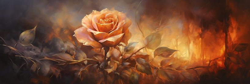 Golden Flower by Flower Studio