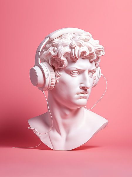David listen to Music - Rosa von Malou Studio
