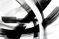 moderne schwarz-weiße Kunst