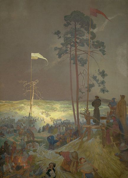 Das Treffen bei Krizky, Alphonse Mucha von Meisterhafte Meister