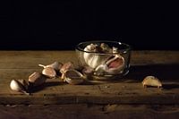 Stilleben mit Knoblauch