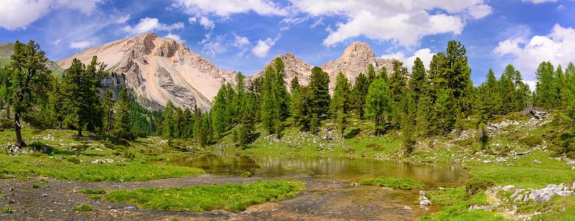Lago Piciodel Lake on the Fanes pasture by Sjoerd van der Wal Photography