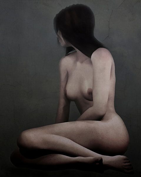 Erotik nackt –  Nackt in ihren Gedanken versunken. von Jan Keteleer