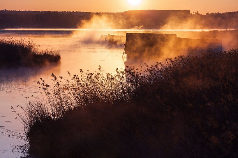 beautiful atmosphere at the Federsee - Bad Buchau by Jiri Viehmann