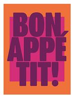 Bon Appétit - Rose et orange