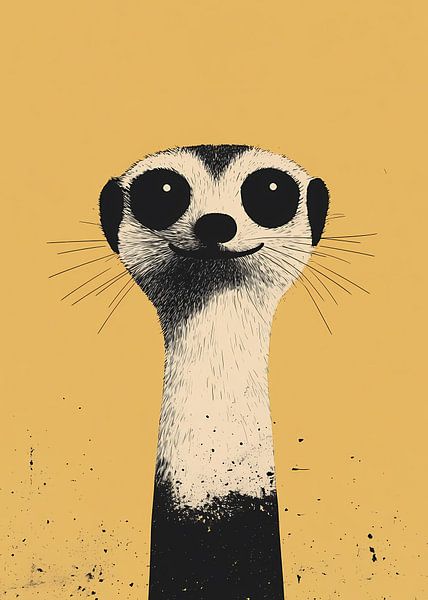 Regard de suricate - Un sourire pour la journée par HyggeHavn