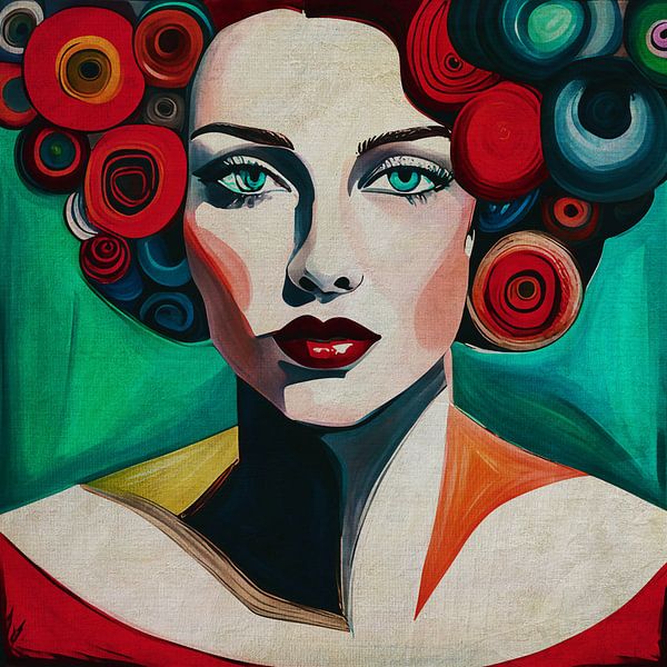 Die Frau deiner Träume ein figuratives Porträt Nr. 30 von Jan Keteleer