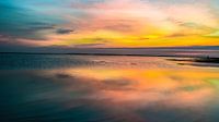 Cloudscape over the Wadden Sea at the North Sea