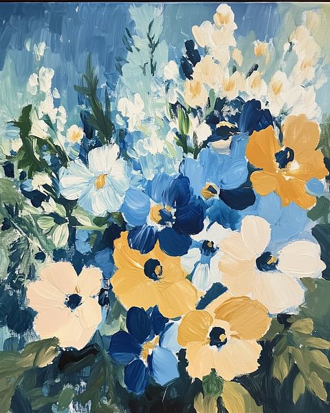 Vintage Blumen: Kunstwerke im Stil von Matisse von Thea