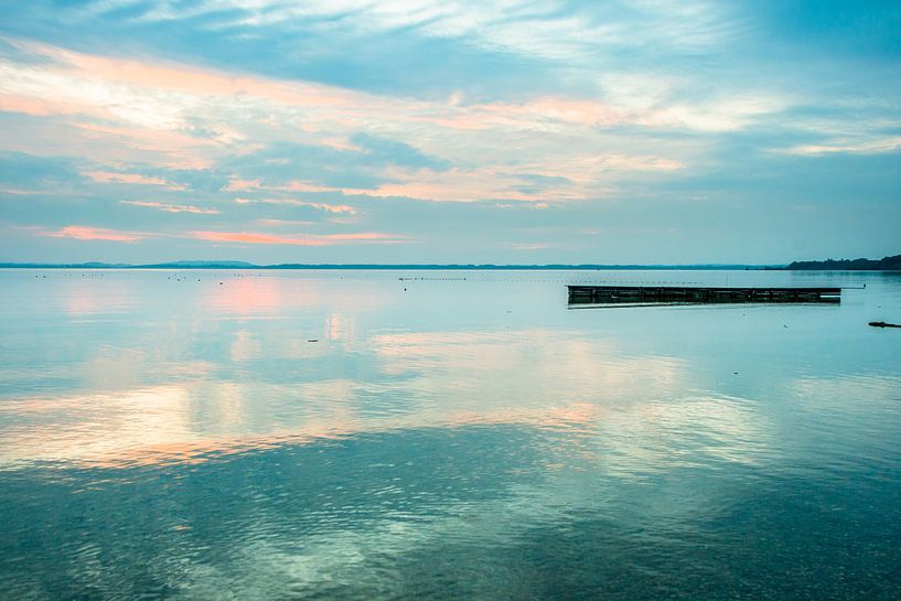 Sonnenuntergang am Chiemsee by Holger Debek