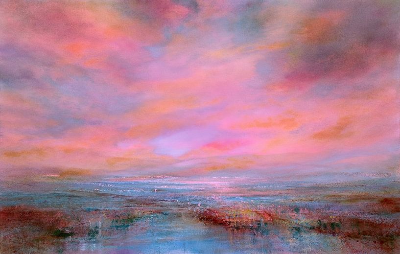 Nuances de rose - lumière du soir par Annette Schmucker