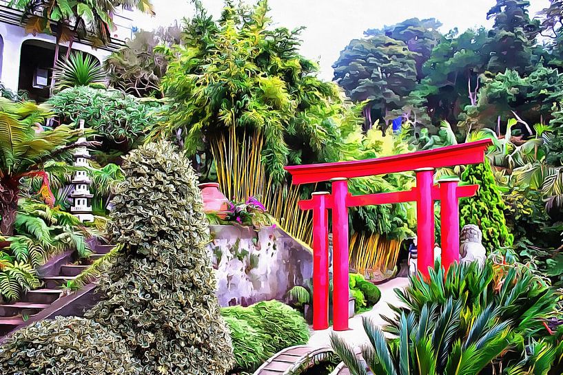 Oriental Gardens Madeira 2 by Dorothy Berry-Lound