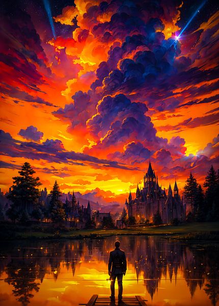 The Kingdom Beneath the Burning Skies by Ruzerin