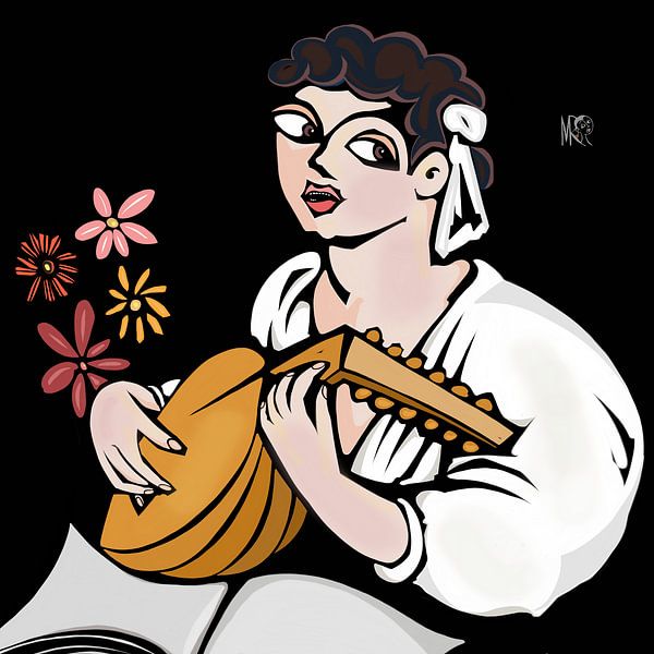 The Lute Player by Marina Rosemann