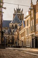 Quartier de Grotekerks à Dordrecht avec la Grote Kerk