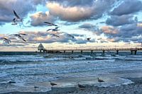 Ambiance du soir sur la jetée de Zingst