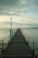 A jetty in Koh Samui just before the storm.