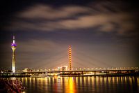 Düsseldorfer Nachtlandschaft