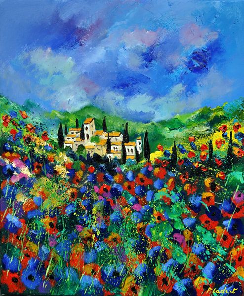 Provence et coquelicots par pol ledent