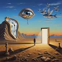 Traum Trugbild - Surrealismus Fantasie Kunst Gemälde