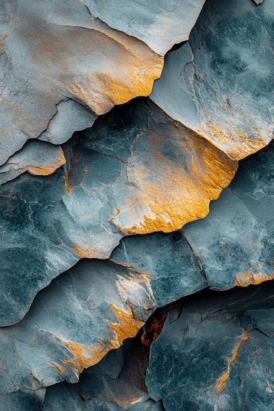 Natural Harmony in Stone and Gold by Eva Lee