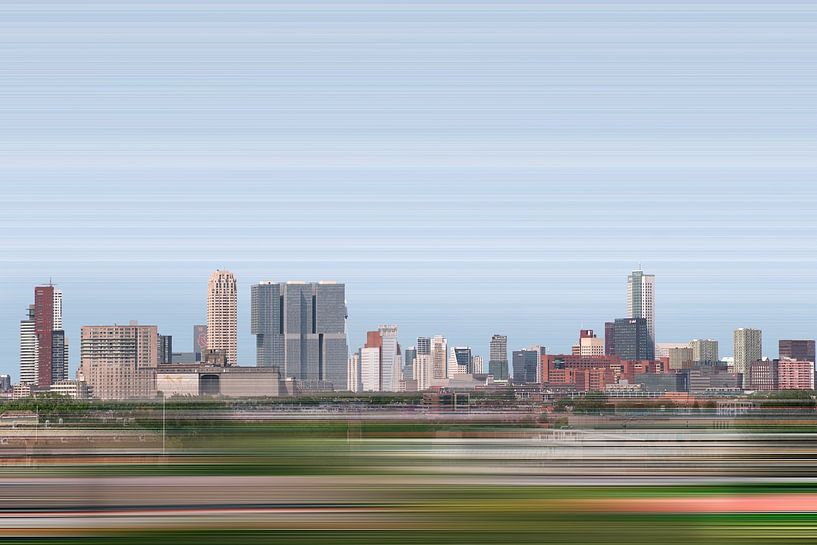 Linescapes - Rotterdam Süd von Dennis Duinker