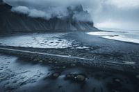 Icelandic coastline at Vestrahorn