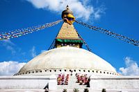 Stupa Bodhnath in Kathmandu Nepal