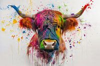 Die Buntheit des schottischen Highlanders