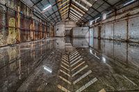 Flooded factory