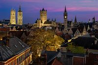 Gent bij nacht: een uniek uitzicht op de skyline
