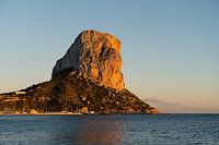 Peñón de Ifach Nature Park at sunset
