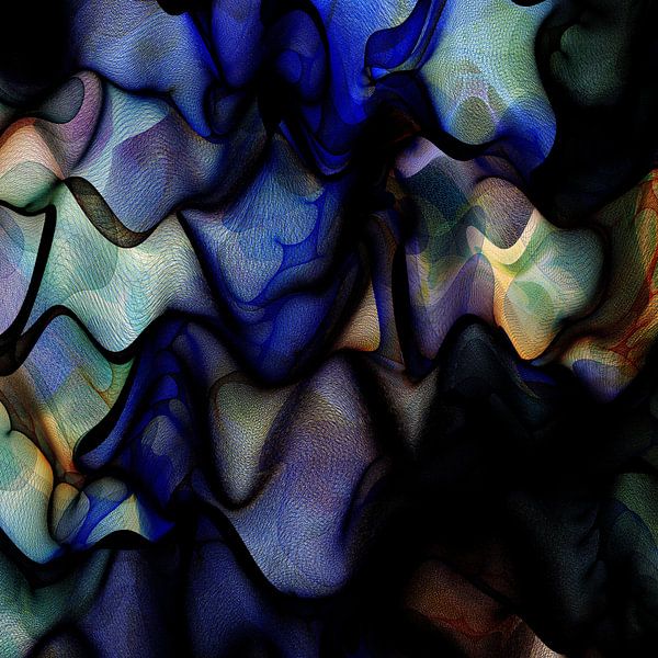 Dwellings 01 - abstract digital composition by Nelson Guerreiro