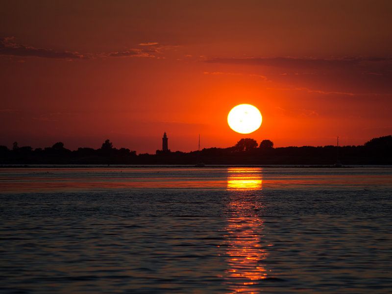 Zonsondergang Grevelingenmeer par Bob de Bruin
