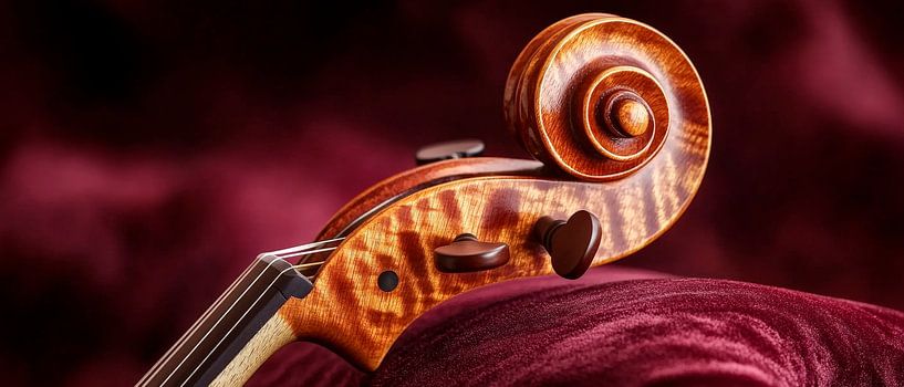 Focus sur le violon par Poster Art Shop