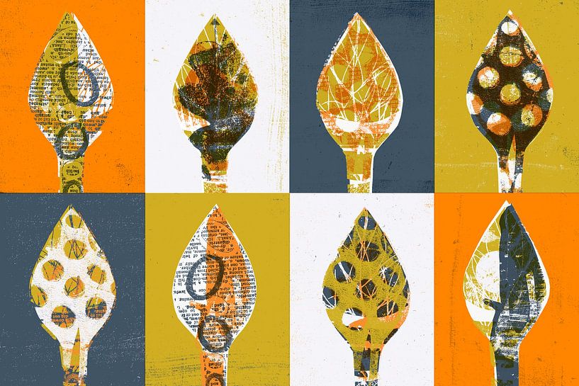 Geschichtete Bäume von Aribombari - Ariane Nijssen