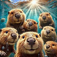 Group of Beavers