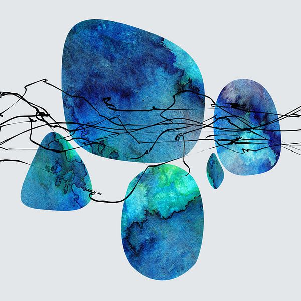 Abstract composition 886 by Angel Estevez