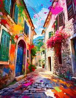 Levendige steeg - Kotor tussen steen en kleurrijke dromen