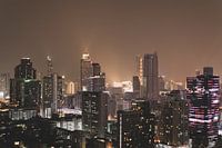 Skyline of Bangkok at night