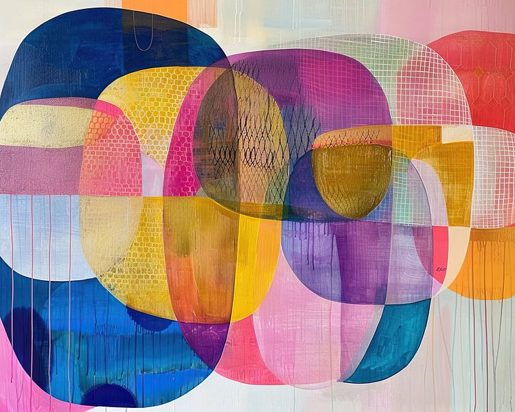 Abstrakte bunte Formen von Zen und Mehr