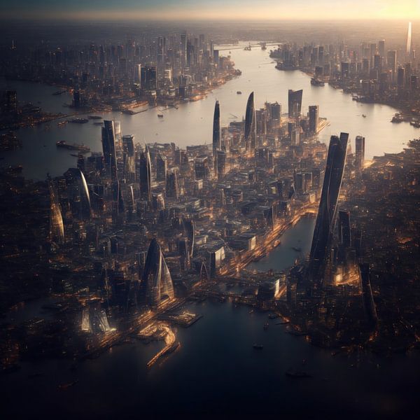 London at Night von Brian Morgan