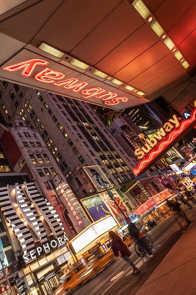 New york - Lichtwerbung Time Square von Erik van 't Hof