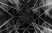 Mât à haute tension avec étoiles