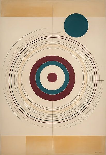 Abstraktes Bauhaus Rund von MIROKKU